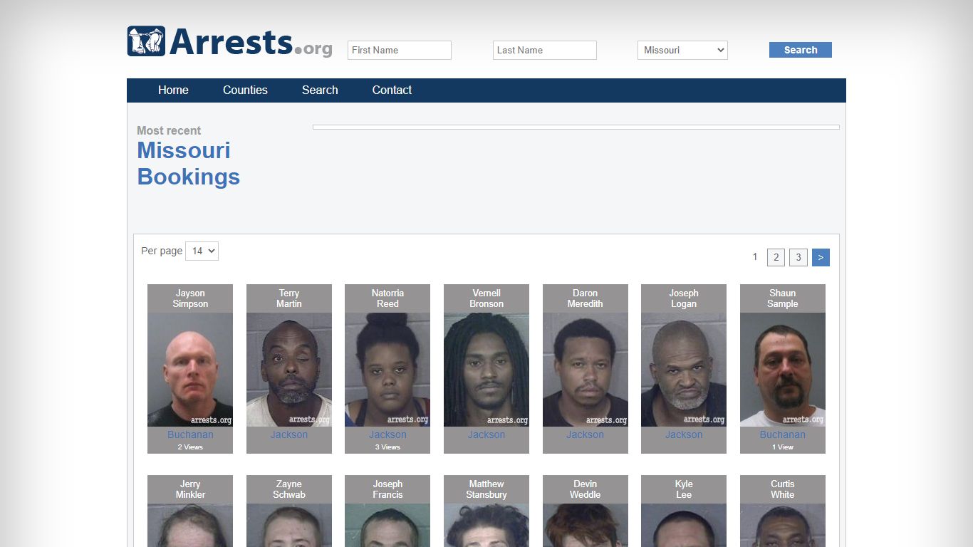 Missouri Arrests and Inmate Search